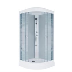 Душевая кабина Triton  Стандарт 90*90 А3  ДН4, АКВА - ПОЛОСЫ, низкий поддон, Щ0000027238 T0027182 - фото 5445804
