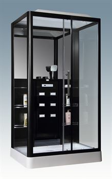 Душевая кабина LORANTO CS 127-3A L 90*120*215 см черная (левая) аналог CS-008, 00035775 T0019106 - фото 5445809