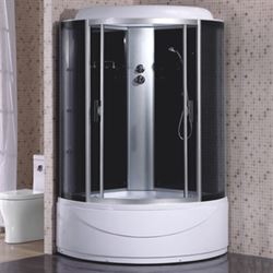 Душевая кабина COMFORTY 305, серое стекло,задняя чёрная стеклянная панель 1180*1180*2150, 00-00000155 T0041213 - фото 5445878