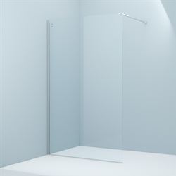 Душевое ограждение IDDIS Slide перегородка Walk In, хром 120x195, SLI8CS2i23 T0045320 - фото 5447803