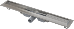 ALCA PLAST Водоотводящий желоб с порогами для цельной решетки (сталь), APZ106-650 T0040281 - фото 5448814