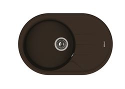 Мойка из искусственного камня Dr.Gans Берта 760 760*510 Черный T0007990 - фото 5450176