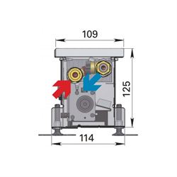 Внутрипольный конвектор Minib COIL-KT0 1250 M40587 - фото 5492493