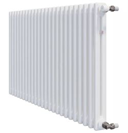 Стальной трубчатый радиатор 2-колончатый Zehnder Charleston 2056/24/1270/RAL 9016 M178200 - фото 5623004