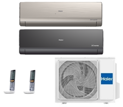 Мульти сплит-система на 2 комнаты Haier Lightera Super Match 2U40S2SM1FA/AS09NS6ERA-G/AS09NS6ERA-B M223879 - фото 5738418