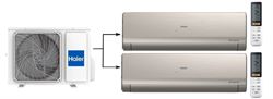 Мульти сплит-система на 2 комнаты Haier Lightera 2U40S2SM1FA/AS09NS6ERA-G*2шт M223703 - фото 5738455