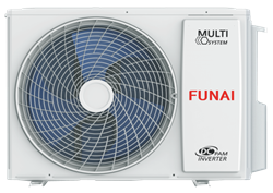 Внешний блок мульти сплит-системы на 2 комнаты Funai Origami Kodo Free match RAM-I-2OK40HP.01/U M214031 - фото 5738756