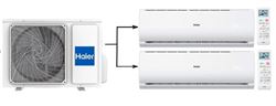 Мульти сплит-система на 2 комнаты Haier Leader Super Match 2U40S2SM1FA/AS07TS6HRA-M/AS09TS6HRA-M M223673 - фото 5739027
