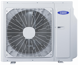 Внешний блок мульти сплит-системы на 4 комнаты General Climate Free Multi 2 GU-M4E28H32 M206323 - фото 5739797