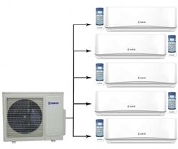 Мульти сплит-система на 5 комнат Sakata Free Match SOM-5Z120B/SIMW-25CZ*5шт M43294 - фото 5739961