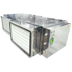 Приточно-вытяжная установка Globalvent iСLIMATE-067 E Модель L / R с электронагревателем M101396 - фото 5849309