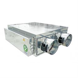 Приточно-вытяжная установка Globalvent iСLIMATE-025 E Модель L / R с электронагревателем M187573 - фото 5852398