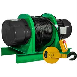 Лебедка электрическая EURO-LIFT KCD 2500/5000 кг, 70/35 м, 80 В 860-149076 - фото 5892031