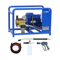 Мойка высокого давления проф. C-TECH TR (200 бар, до 900 л/ч, 5.5 кВт) + комплект Практик 395-255824 - фото 5951006