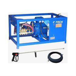 Установка сверхвысокого давления C-TECH 500 бар, 900 л/ч, 15 кВт, 380 Вольт гидродинамический аппарат 395-290766 - фото 5951602