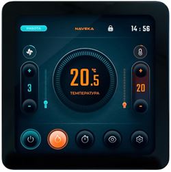 Приточно-вытяжная установка Naveka Node5-160(25m)/RP-M,VAC(D220),E1.5 Compact с пультом TS4 M264242 - фото 5984196