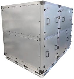 Приточно-вытяжная установка Naveka Node3-2700(50c)/RR,VEC(B310),W2 Vertical с пультом TS4 M264008 - фото 5985038