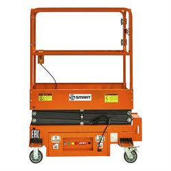 Ножничный подъемник SMARTLIFT SJY-0.3-3.9 220В  300 кг  3,9 м 878-154982 - фото 6026481