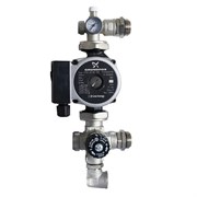 Насосно-смесительный узел STOUT - 1 (термоклапан 30-60°C, никелированый, с насосом) CSDG-0120-001002 Насосно-смесительный узел STOUT - 1 (термоклапан 30-60°C, никелированый, с насосом) CSDG-0120-001002