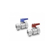 Комплект прямых шаровых кранов REHAU - 1  (для коллекторов типа HLV/HKV/HKV-D) C12081221001