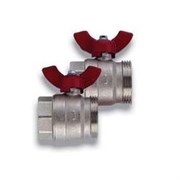 Комплект шаровых кранов REHAU IV - 1 1/2 (для коллекторных групп, 2 шт) C12478301001