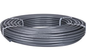 Водяной теплый пол STOUT PEX-a 20х2,8 (бухта 100 метров) серая M193010
