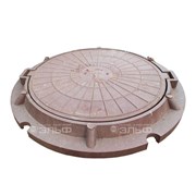 Люк полимерный легкий малый, 30 кН - красный elТТ000013102