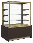 Витрина кондитерская Carboma KC70 VM 0,9-1 Light (0102-0109, шоколад / золото) E77113