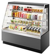 Витрина кондитерская Chilz VETE KUB OFT 90 серый матовый, шлифованная нержавейка E125497