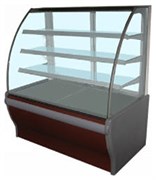 Витрина кондитерская ENTECO MASTER ВИЛИЯ PREMIUM 125 ВВ(К) (встроенный агрегат) с боковинами E224133