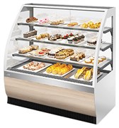 Витрина кондитерская Chilz VETE 90 белый, ясень наварра E130026
