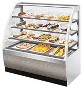 Витрина кондитерская Chilz VETE 90 белый, вяз тосини E130027
