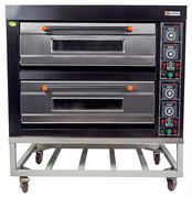 Печь хлебопекарная Miratek BK-24G  + каменный под (2 яруса) + пароувлажнение E81945