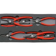 Набор щипцов прецизионных для стопорных колец KNIPEX SRZ 6 пр. (ложемент) 248-156839