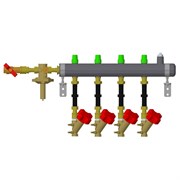 Узел распределительный этажный Ридан TDU.5R DN50-4L-20-APT15-MNT15 162L2002R