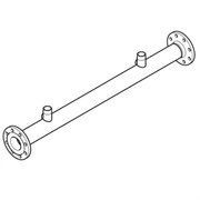Труба газовая, в сборе DN80, подключения для 2 или 4 котлов, Vaillant 0020107870