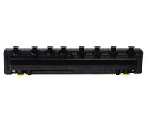 Распределительная гребенка Huch Entec KHW 7 2 х1 1/2 , 4вых., сталь черная 105.04.125.70