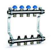 Коллектор Watts HKV 2010-VA 1 х3/4 , 4вых., c клапанами, сталь нерж., (компл) 10012357