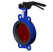 Затвор дисковый межфланц. DN125, PN16, Tecofi VPI4448 02, чугун, с рычагом VPI4448-02NI0125