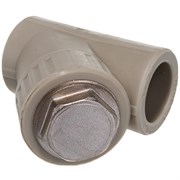 Фильтр сетчатый пайка DN25, PN25, Valfex STANDARD, полипропилен, серый 10141025Г