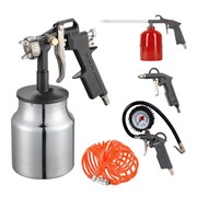 Набор окрасочного инструмента 5 предметов PATRIOT KIT 5В / краскопульт пневматический 399-190204 Набор окрасочного инструмента 5 предметов PATRIOT KIT 5В / краскопульт пневматический 399-190204