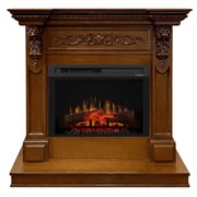 Пристенный электрокамин Dimplex Lancaster (Темный дуб) с очагом XHD 26 L- INT M129852