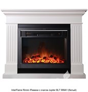 Деревянный камин (портал+очаг) InterFlame Rimini /Римини с очагом Jupiter FX M Brass/Black M110109