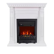 Пристенный электрокамин Royal Flame Orlean с очагом Aspen Black/Brass M136685