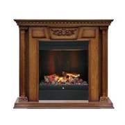 Пристенный электрокамин Dimplex Olympia [Олимпия] (Albany) дуб антик с очагом Albany M22030