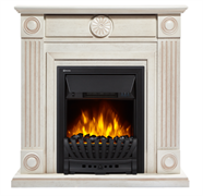 Пристенный электрокамин Electrolux EFP/P-1020LS с порталом Firelight Frame Classic шпон белёный дуб M133020
