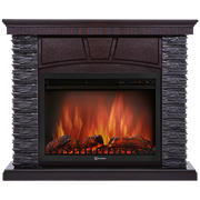 Угловой электрокамин Electrolux EFP/P-2520LS с порталом Firelight Porto 25 U сланец черный, венге M134437