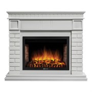 Угловой электрокамин Electrolux EFP/P-2520LS с порталом Firelight Bricks 25 U (угловой) камень белый, белая эмаль M138797