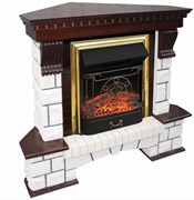 Угловой электрокамин Royal Flame Pierre Luxe угл. с очагом Majestic FX / Fobos FX M16153
