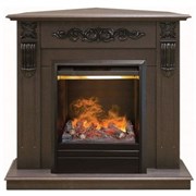 3D Камин с эффектом живого огня Real-Flame Dominica Corner STD/EUG DN с очагом 3D Olympic M67625
